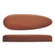 BUTT PLATE MICROCELL H23 EXTRASOFT BROWN 23mm