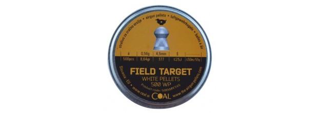 COAL AIRGUN PELLETS 500WP FIELD TARGET ROUND 4,5mm (0,56grs)