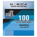 NORICA MATCH ΕΠΙΠΕΔΑ 4.5mm (0.55grs) 100τεμ.