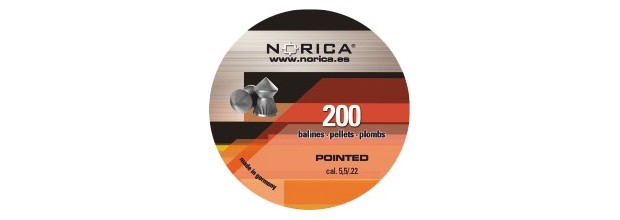 NORICA ΔΙΑΒΟΛΟ POINTED H&N ΜΥΤΕΡΑ 5,5mm (1.02grs)