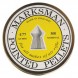 MARKSMAN AIRGUN PELLETS POINTED 4,5mm TIN