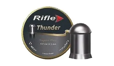 RIFLE THUNDER SB ΣΤΡΟΓΓΥΛΑ 4.5mm (13,43grs) 2