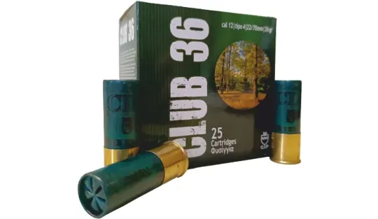 CLUB 36 HUNTING C12 ΦΥΣΙΓΓΙΑ CLUB 36 HUNTING 36gr  Φυσίγγια Club 36...