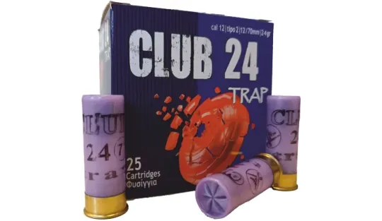 CLUB 24 TRAP C12 ΦΥΣΙΓΓΙΑ CLUB 24gr TRAP C12 Φυσίγγια Club Trap σκο...