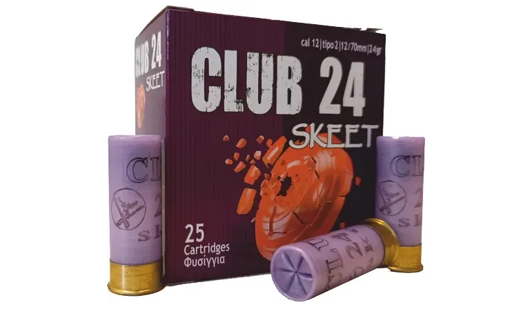 CLUB 24 SKEET C12 CLUB 24 SKEET C12 24gr Φυσίγγια Club 24 Skeet με ...
